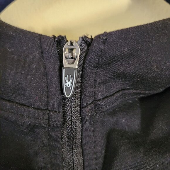 Spyder Full Zip Soft Shell Black Hooded Jacket Size L - Picture 8 of 10